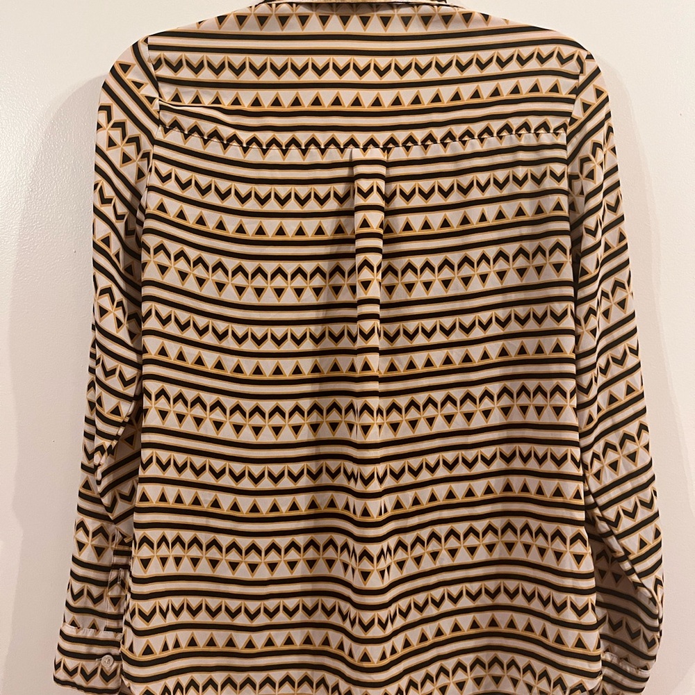 Geometric Patterned Women's Top - Picture 2 of 2